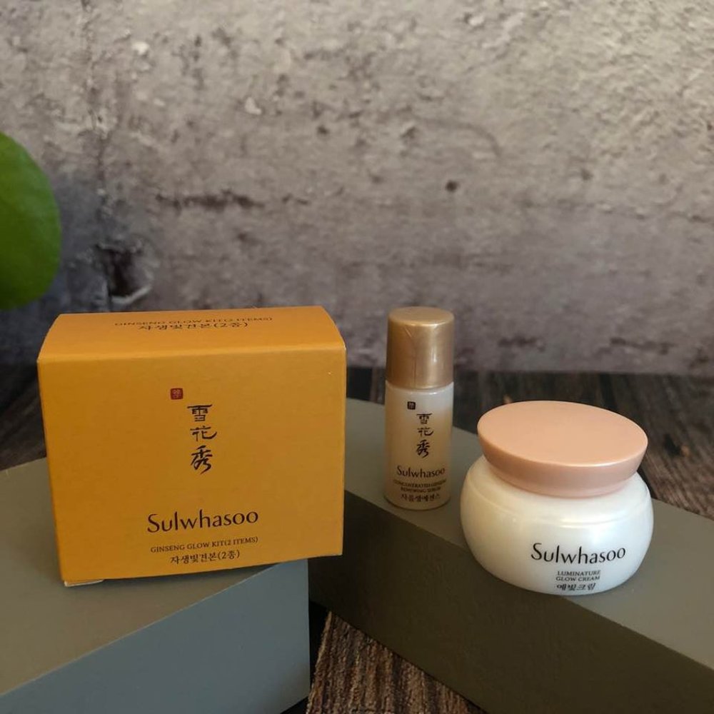 Sulwhasoo Ginseng glow kit 2 pcs (serum & cream)